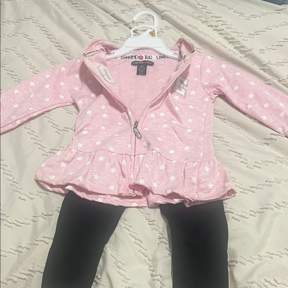 Limited Too Pink Star Hoodie for Kids